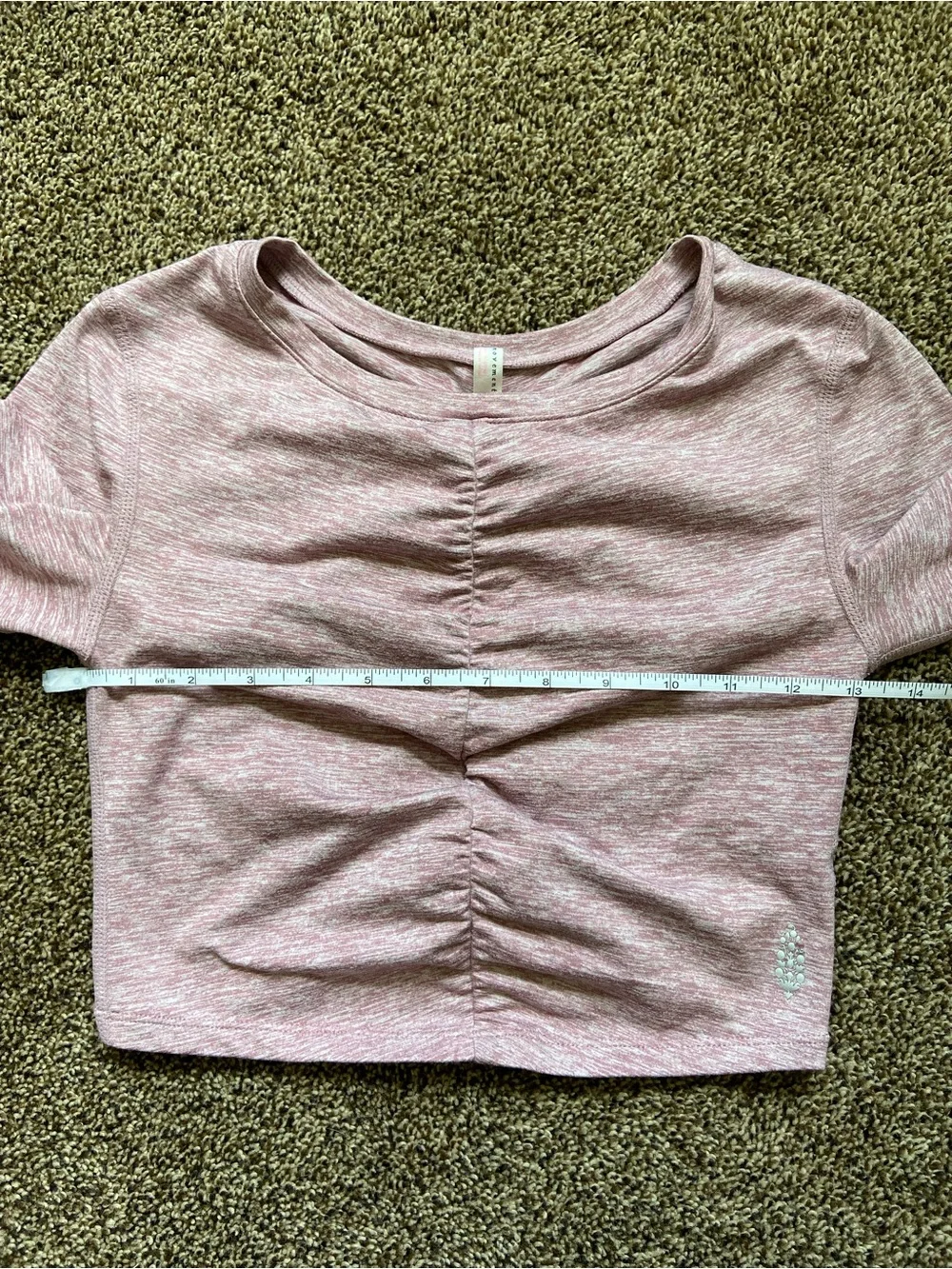 FREE PEOPLE Movement Swerve Long Sleeve Crop Activewear Shirt XS